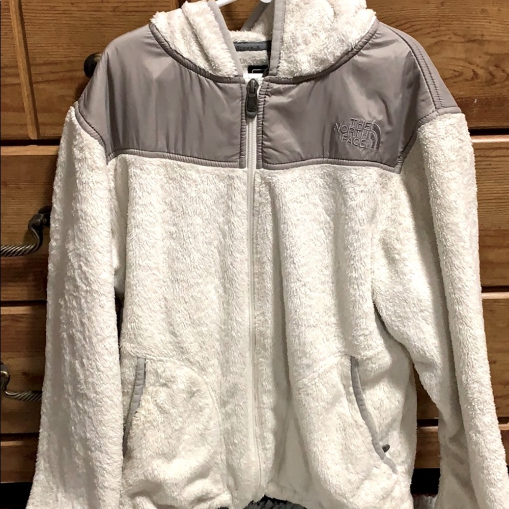 North face zip up with hood